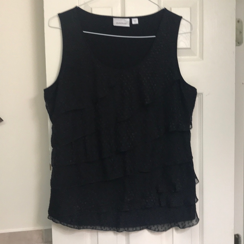 Avenue dressy sleeveless blouse.